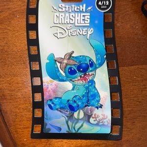 stitch crashes disney 4/12 pin